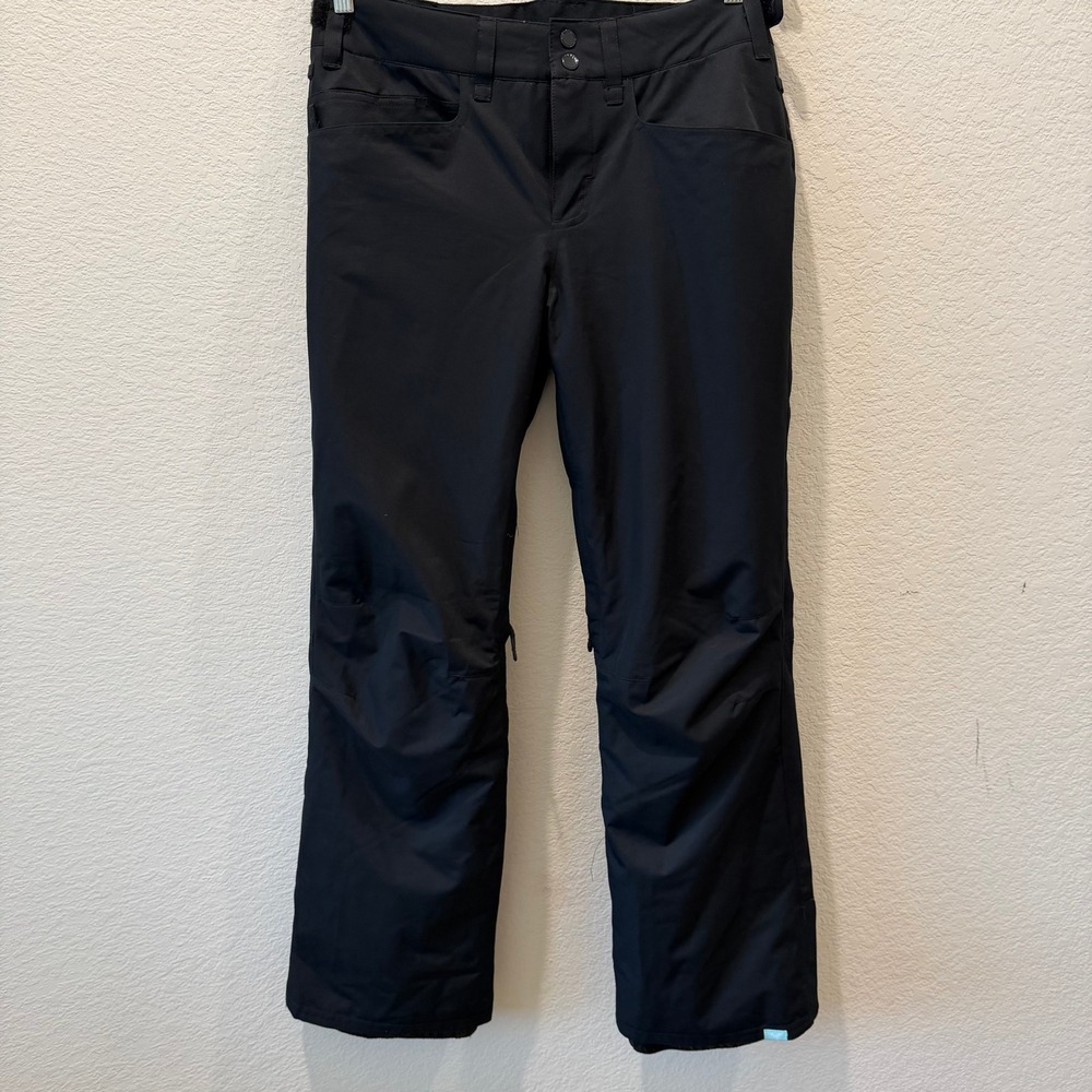 Roxy DryFlight 10K Snow Pants Womens Medium Black Ski Snowboard Trousers